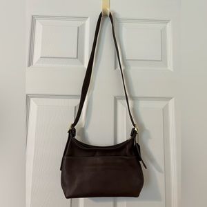Vintage Coach Legacy Hobo Brown Leather Purse